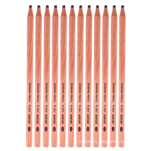 Wholesale pencil wooden smooth 7B pencil black drafting pencil